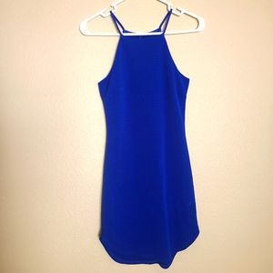 Womens agaci bodycon royal blue mini dress Size S